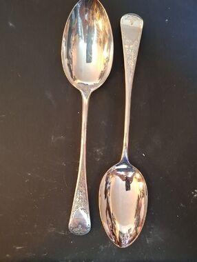 BIRKS REGENCY - Queen Mary Serving Spoons - Set of 2